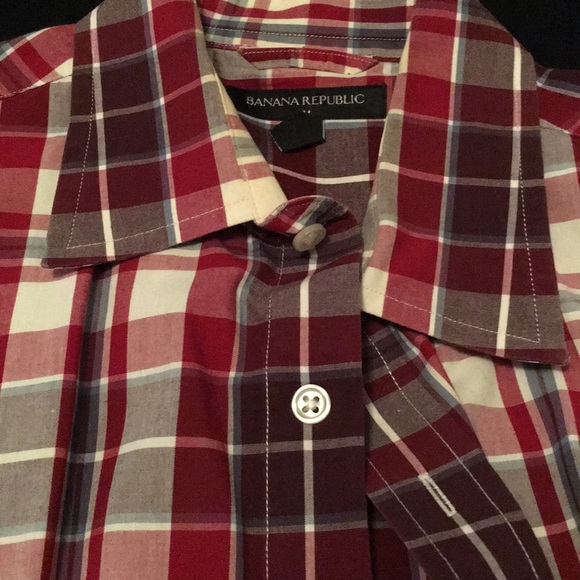 Plaid Banana Republic - Picture 2 of 4